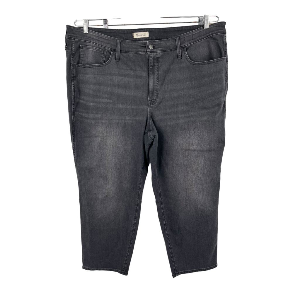 Madewell Jeans Plus High-Rise Slim Straight Roadtripper Stovepipe size 28W